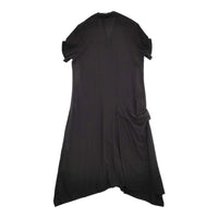Yohji Yamamoto COLLECTIONS EETING CLOTH R DRAPED SHIRT DRESS ワンピース 25SS ブラック レディース ヨウジヤマモト【中古】5-0916S♪