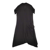 Yohji Yamamoto COLLECTIONS EETING CLOTH R DRAPED SHIRT DRESS ワンピース 25SS ブラック レディース ヨウジヤマモト【中古】5-0916S♪