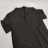 Yohji Yamamoto COLLECTIONS EETING CLOTH R DRAPED SHIRT DRESS ワンピース 25SS ブラック レディース ヨウジヤマモト【中古】5-0916S♪