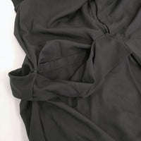 Yohji Yamamoto COLLECTIONS EETING CLOTH R DRAPED SHIRT DRESS ワンピース 25SS ブラック レディース ヨウジヤマモト【中古】5-0916S♪