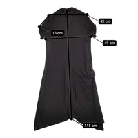 Yohji Yamamoto COLLECTIONS EETING CLOTH R DRAPED SHIRT DRESS ワンピース 25SS ブラック レディース ヨウジヤマモト【中古】5-0916S♪