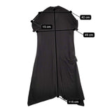 Yohji Yamamoto COLLECTIONS EETING CLOTH R DRAPED SHIRT DRESS ワンピース 25SS ブラック レディース ヨウジヤマモト【中古】5-0916S♪