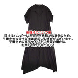 Yohji Yamamoto COLLECTIONS EETING CLOTH R DRAPED SHIRT DRESS ワンピース 25SS ブラック レディース ヨウジヤマモト【中古】5-0916S♪
