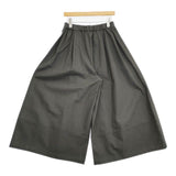 PLAIN PEOPLE 強撚ツイルタックワイドパンツ 定価33000円 A1543FP 331 コットン パンツ チャコールグレー レディース プレインピープル【中古】5-1221M∞