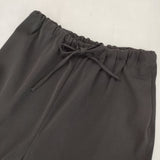 mizuiro-ind ワイドイージーパンツ ポリエステルストレッチ パンツ ブラック レディース ミズイロインド【中古】5-1221G∞