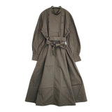 madder madder ベルト付き 準備を始める2WAY DRESS MM91OP01 ドレス コットン ワンピース ブラウン レディース マダマダ【中古】5-1221M∞