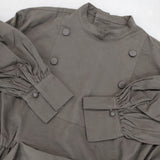 madder madder ベルト付き 準備を始める2WAY DRESS MM91OP01 ドレス コットン ワンピース ブラウン レディース マダマダ【中古】5-1221M∞