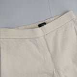 theory EASY CROP PANT ECO CRUNCH WASH イージー パンツ アイボリー レディース セオリー【中古】6-0426M∞