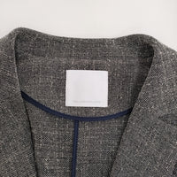 GALLARDAGALANTE SACHIKO別注カラー ツイードジャケット 定価35200円 テーラード 25SS グレー レディース ガリャルダガランテ【中古】5-0916M♪