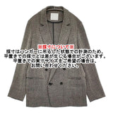 GALLARDAGALANTE SACHIKO別注カラー ツイードジャケット 定価35200円 テーラード 25SS グレー レディース ガリャルダガランテ【中古】5-0916M♪