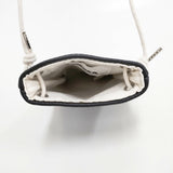 TEMBEA PHONE CASE 定価12100円 牛革 ショルダーポーチ ショルダーバッグ ブラック レディース テンベア【中古】5-1027G◎