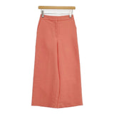 BALLSEY タスランドビー セミワイドクロップドパンツ 定価17600円 パンツ オレンジ レディース ボールジー【中古】5-1221G∞