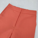 BALLSEY タスランドビー セミワイドクロップドパンツ 定価17600円 パンツ オレンジ レディース ボールジー【中古】5-1221G∞