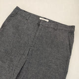 GALERIE VIE コットンリネンストレッチパンツ 定価20900円 パンツ ネイビー レディース ギャルリーヴィー【中古】5-1221M∞