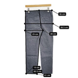 GALERIE VIE コットンリネンストレッチパンツ 定価20900円 パンツ ネイビー レディース ギャルリーヴィー【中古】5-1221M∞