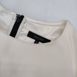 BALLSEY 未使用品 シルク ノースリーブドレス ワンピース ベージュ ブラック レディース ボールジー【中古】5-1221M∞