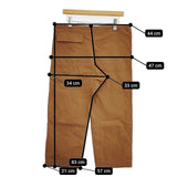 5W Samue pt 18-05-05 コットンリネン サムエパンツ イージー パンツ ブラウン レディース ゴワット【中古】5-1221M∞