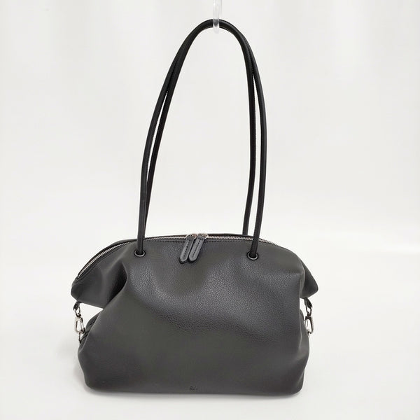 &MyuQ アンドミューク 美品 TAMTON ボストンバッグ 定価21450円 ボストンバッグ ブラック レディース【中古】5-0916G♪