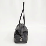 &MyuQ アンドミューク 美品 TAMTON ボストンバッグ 定価21450円 ボストンバッグ ブラック レディース【中古】5-0916G♪