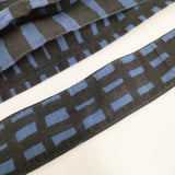 mina perhonen sora check ボディバッグ大 La9432 ショルダーバッグ ネイビー ブルー レディース ミナペルホネン【中古】5-1027T◎