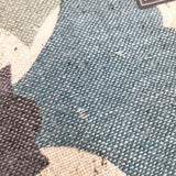 mina perhonen flower basket エッグバッグ ra9807 トートバッグ ブルー グリーン レディース ミナペルホネン【中古】5-1027T◎