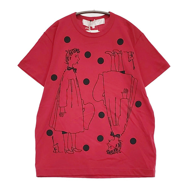 tao COMME des GARCONS 新品 トーベ ヤンソン 定価26400円 TO-T010 AD2024 Tシャツ 25SS レッド レディース タオコムデギャルソン【中古】5-0926S♪