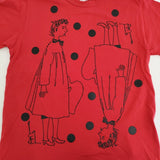 tao COMME des GARCONS 新品 トーベ ヤンソン 定価26400円 TO-T010 AD2024 Tシャツ 25SS レッド レディース タオコムデギャルソン【中古】5-0926S♪