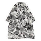 mina perhonen cache-cache 定価132000円 aca6775 サイズ38 コート 24AW ホワイト ブラック レディース ミナペルホネン【中古】5-0916M♪