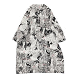 mina perhonen cache-cache 定価132000円 aca6775 サイズ38 コート 24AW ホワイト ブラック レディース ミナペルホネン【中古】5-0916M♪