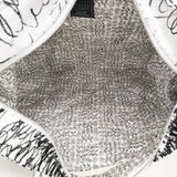 mina perhonen cache-cache 定価26400円 aca9021 ショルダーバッグ 24AW ホワイト ブラック レディース ミナペルホネン【中古】5-0920G♪