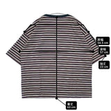 ROKU 6 BEAUTY&YOUTH マルチボーダー ポケットTシャツ 半袖Ｔシャツ カットソー マルチカラー レディース ロクビューティアンドユース【中古】6-0426S∞