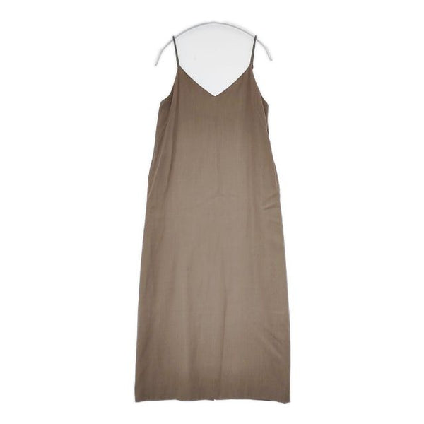 H BEAUTY&YOUTH TWILL KNIT CAMI DRESS 定価30800円 ワンピース ブラウン レディース エイチビューティアンドユース【中古】5-1020T∞