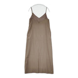 H BEAUTY&YOUTH TWILL KNIT CAMI DRESS 定価30800円 ワンピース ブラウン レディース エイチビューティアンドユース【中古】5-1020T∞