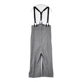 H BEAUTY&YOUTH トロピカルハイウエストサスペンダーパンツ 定価31900円 パンツ グレー レディース エイチビューティアンドユース【中古】5-1218M∞