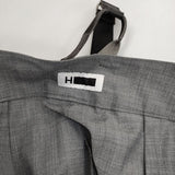 H BEAUTY&YOUTH トロピカルハイウエストサスペンダーパンツ 定価31900円 パンツ グレー レディース エイチビューティアンドユース【中古】5-1218M∞