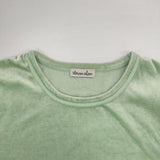 Steven Alan 8217-248-0417 ベロア VELOUR PULLOVER 半袖Ｔシャツ カットソー ライトグリーン レディース スティーブンアラン【中古】6-0426S∞