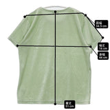 Steven Alan 8217-248-0417 ベロア VELOUR PULLOVER 半袖Ｔシャツ カットソー ライトグリーン レディース スティーブンアラン【中古】6-0426S∞