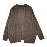 BEAMS LIGHTS 羽織 アクリルウール ボタンレス サイズ38 ニット カーディガン カーキ レディース ビームスライツ【中古】5-1022T♪