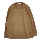 JOURNAL STANDARD relume TCワッフルオーバーサイズロングスリーブTシャツ カットソー ベージュ レディース ジャーナルスタンダードレリューム【中古】5-1229M∞