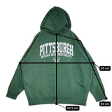 GOOD ROCK SPEED カレッジプリント プルオーバー パーカー グリーン レディース グッドロックスピード【中古】5-1229M∞