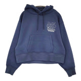 GOOD ROCK SPEED SF 89 フーディスウェットシャツ サンフランシスコ 裏起毛 パーカー ネイビー レディース グッドロックスピード【中古】5-1022T♪