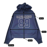 GOOD ROCK SPEED SF 89 フーディスウェットシャツ サンフランシスコ 裏起毛 パーカー ネイビー レディース グッドロックスピード【中古】5-1022T♪