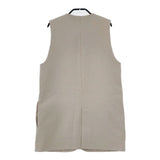 BEAUTY&YOUTH UNITED ARROWS メランジ ノーカラーベスト 定価17600円 ベスト グレージュ レディース ビューティアンドユース【中古】5-1020T∞