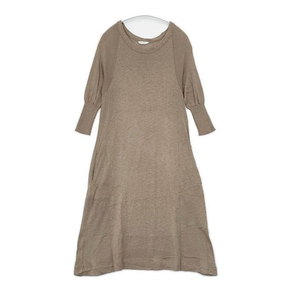 45R/45rpm コットン ニット ワンピース ベージュ レディース フォーティーファイブアールピーエム【中古】5-1020M∞
