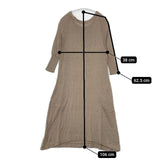 45R/45rpm コットン ニット ワンピース ベージュ レディース フォーティーファイブアールピーエム【中古】5-1020M∞