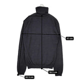 MARGARET HOWELL/JOHN SMEDLEY 578-263810 タートルネック 定価36750円 ウール セーター ニット チャコールグレー レディース マーガレットハウエル/ジョンスメドレー【中古】5-1020T∞