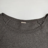 MARGARET HOWELL 589-163303 コットンカシミヤシルク チュニック セーター ニット グレー レディース マーガレットハウエル【中古】5-1020T∞