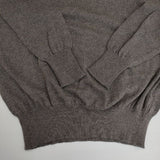 MARGARET HOWELL 589-163303 コットンカシミヤシルク チュニック セーター ニット グレー レディース マーガレットハウエル【中古】5-1020T∞