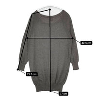 MARGARET HOWELL 589-163303 コットンカシミヤシルク チュニック