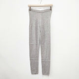 vie evam eva コットンカシミヤ 無地 レギンス グレー レディース ヴィー エヴァムエヴァ【中古】5-1006T◎